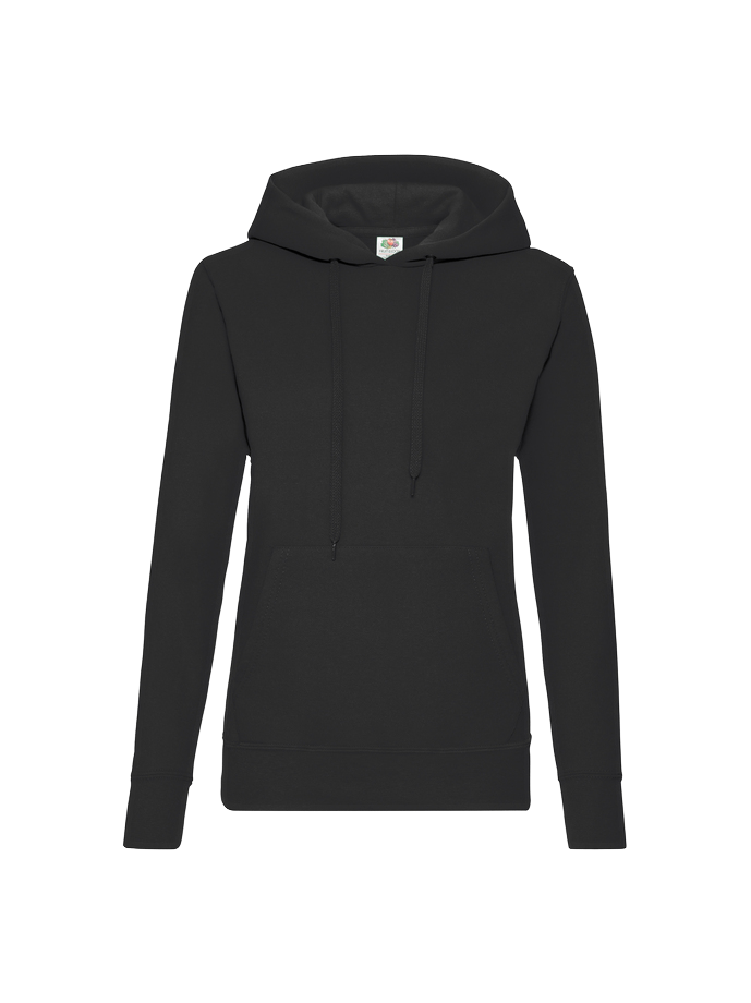 Damen Hoodie, Basic - mit EINER Druckposition - FRUIT OF THE LOOM