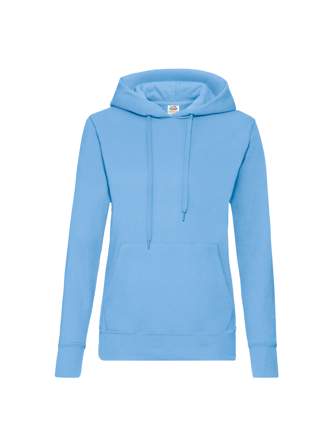 Damen Hoodie, Basic - mit EINER Druckposition - FRUIT OF THE LOOM