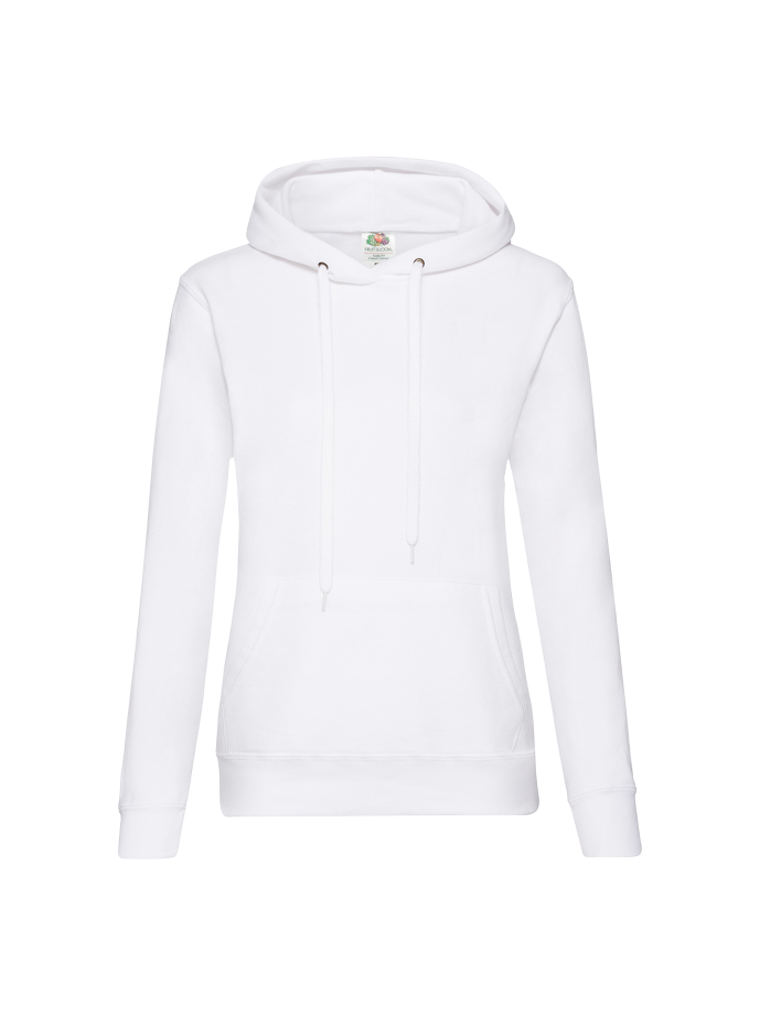 Damen Hoodie, Basic - mit EINER Druckposition - FRUIT OF THE LOOM